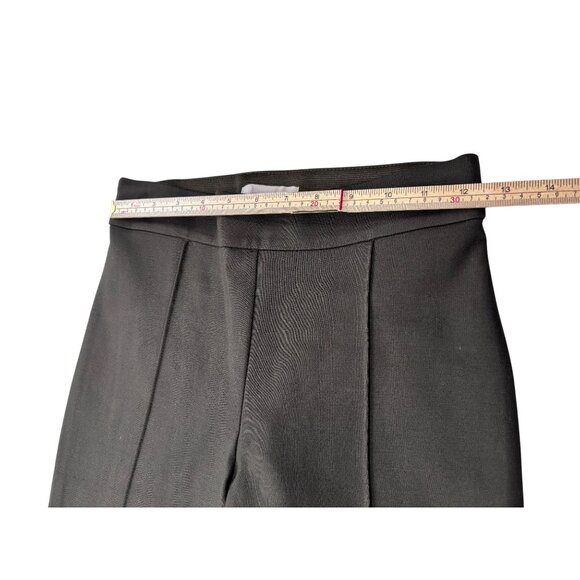 H&M Womens Olive Trousers XS Viscose Blend Straight Leg Made In Bangladesh - Picture 8 of 11